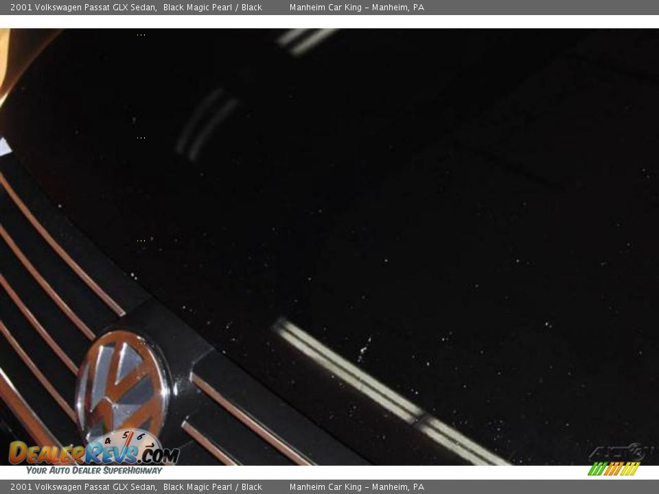 2001 Volkswagen Passat GLX Sedan Black Magic Pearl / Black Photo #20