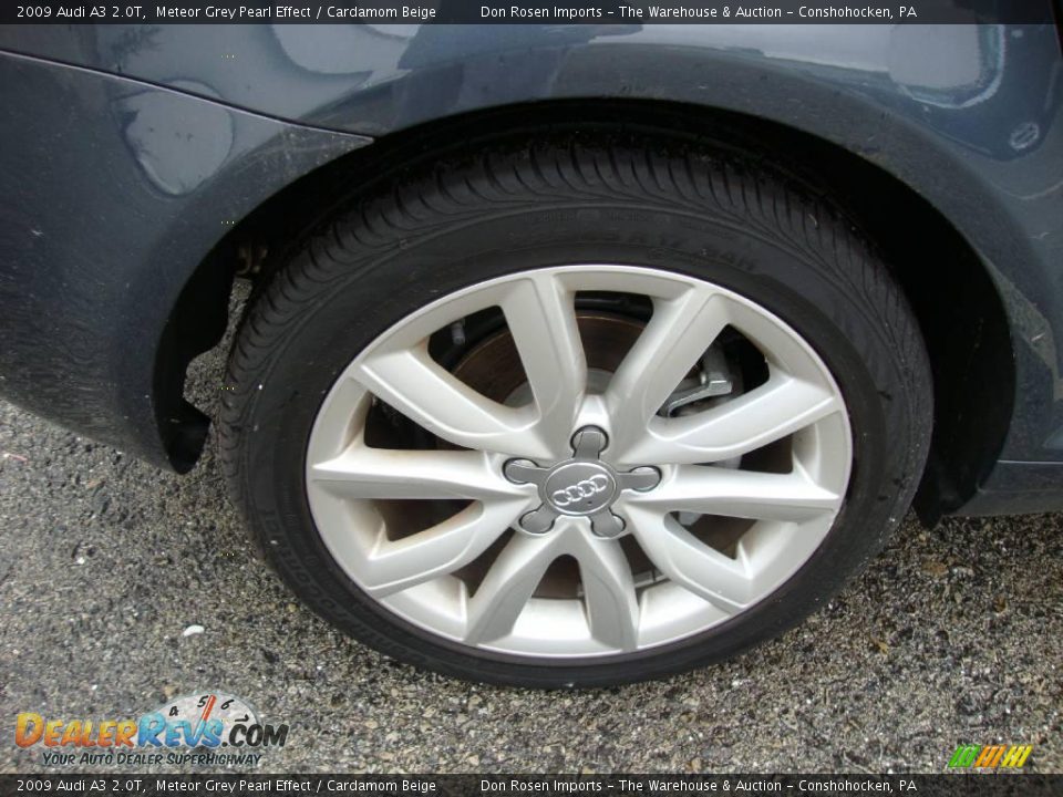 2009 Audi A3 2.0T Meteor Grey Pearl Effect / Cardamom Beige Photo #24
