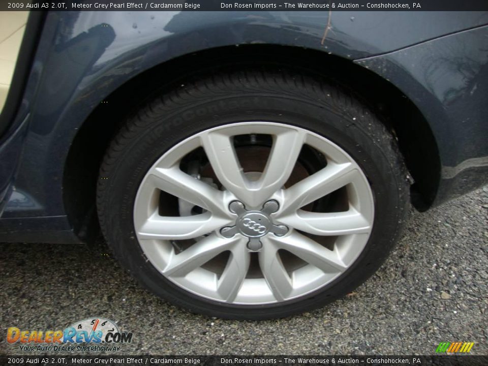 2009 Audi A3 2.0T Meteor Grey Pearl Effect / Cardamom Beige Photo #27