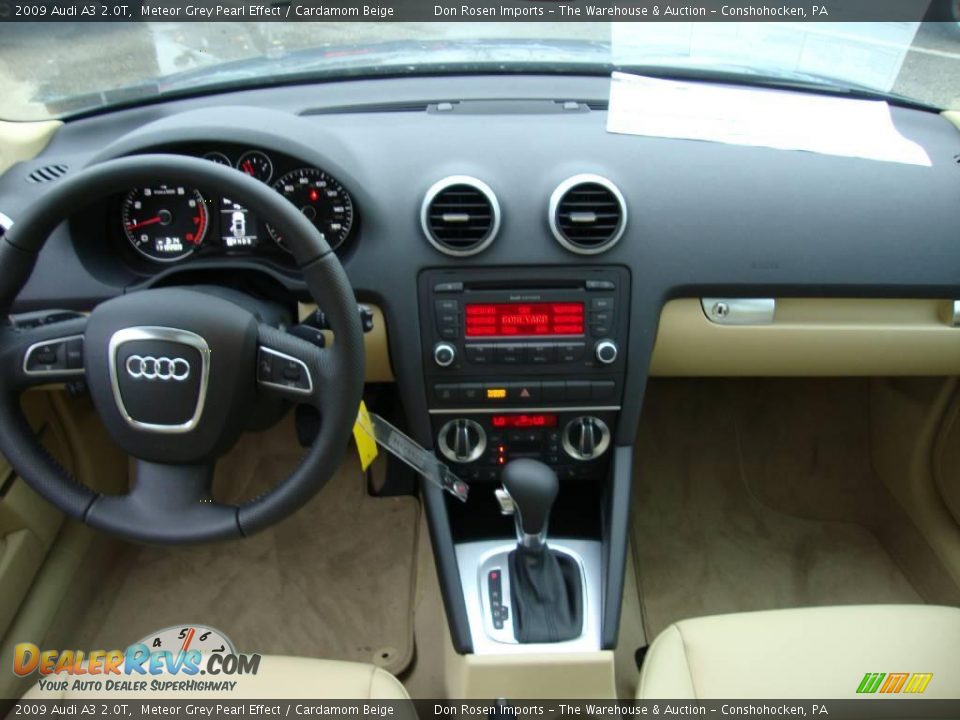 2009 Audi A3 2.0T Meteor Grey Pearl Effect / Cardamom Beige Photo #29