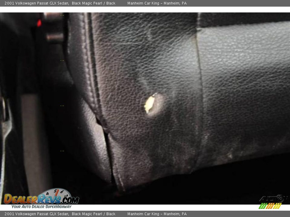 2001 Volkswagen Passat GLX Sedan Black Magic Pearl / Black Photo #26