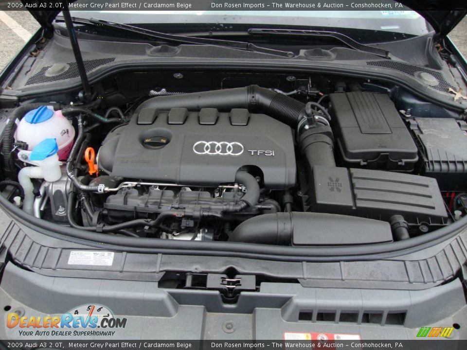2009 Audi A3 2.0T Meteor Grey Pearl Effect / Cardamom Beige Photo #31