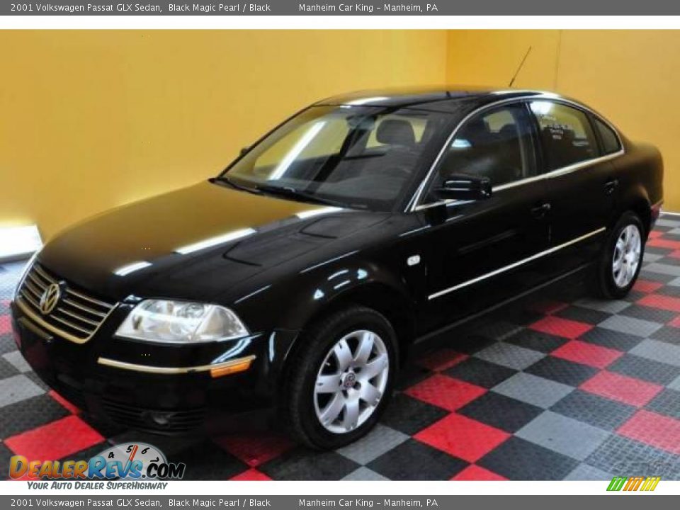 2001 Volkswagen Passat GLX Sedan Black Magic Pearl / Black Photo #30