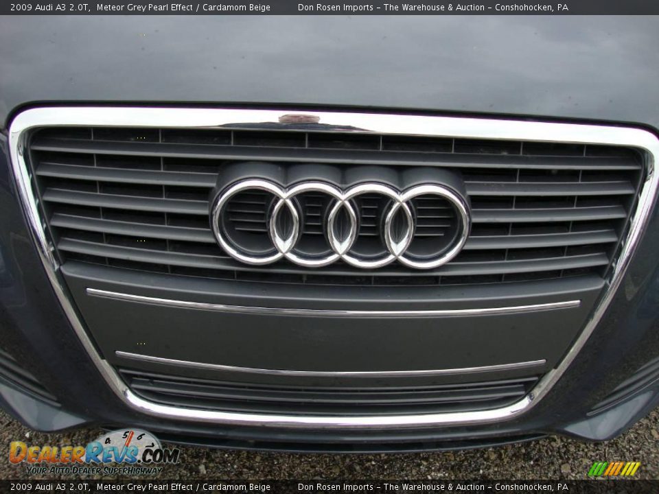 2009 Audi A3 2.0T Meteor Grey Pearl Effect / Cardamom Beige Photo #33