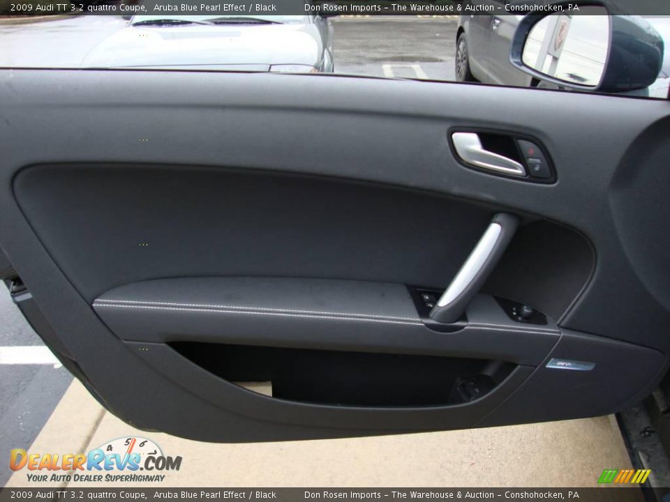 2009 Audi TT 3.2 quattro Coupe Aruba Blue Pearl Effect / Black Photo #13