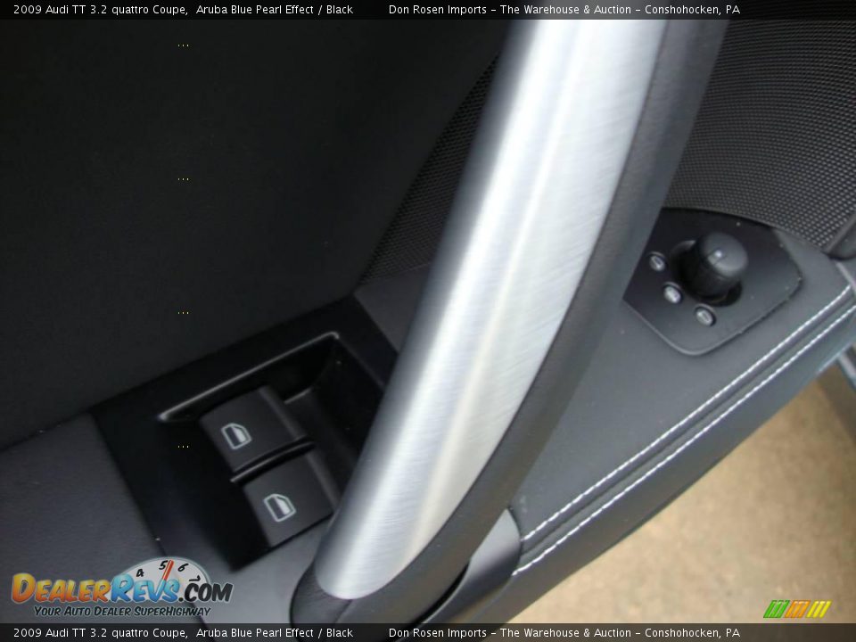 2009 Audi TT 3.2 quattro Coupe Aruba Blue Pearl Effect / Black Photo #14