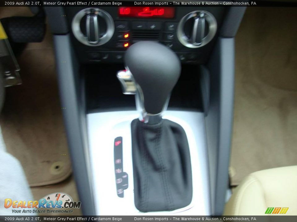 2009 Audi A3 2.0T Meteor Grey Pearl Effect / Cardamom Beige Photo #36