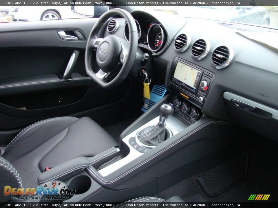 2009 Audi TT 3.2 quattro Coupe Aruba Blue Pearl Effect / Black Photo #20