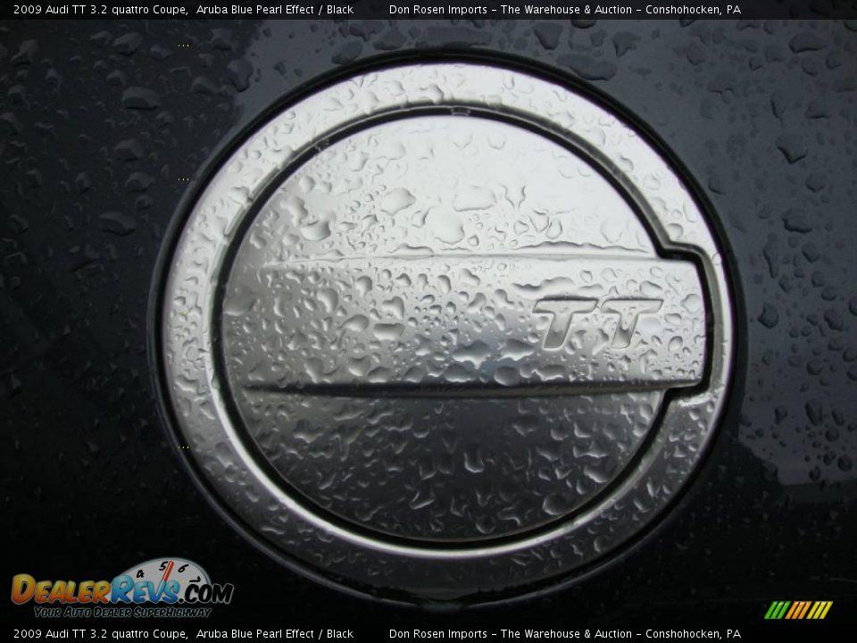 2009 Audi TT 3.2 quattro Coupe Aruba Blue Pearl Effect / Black Photo #22