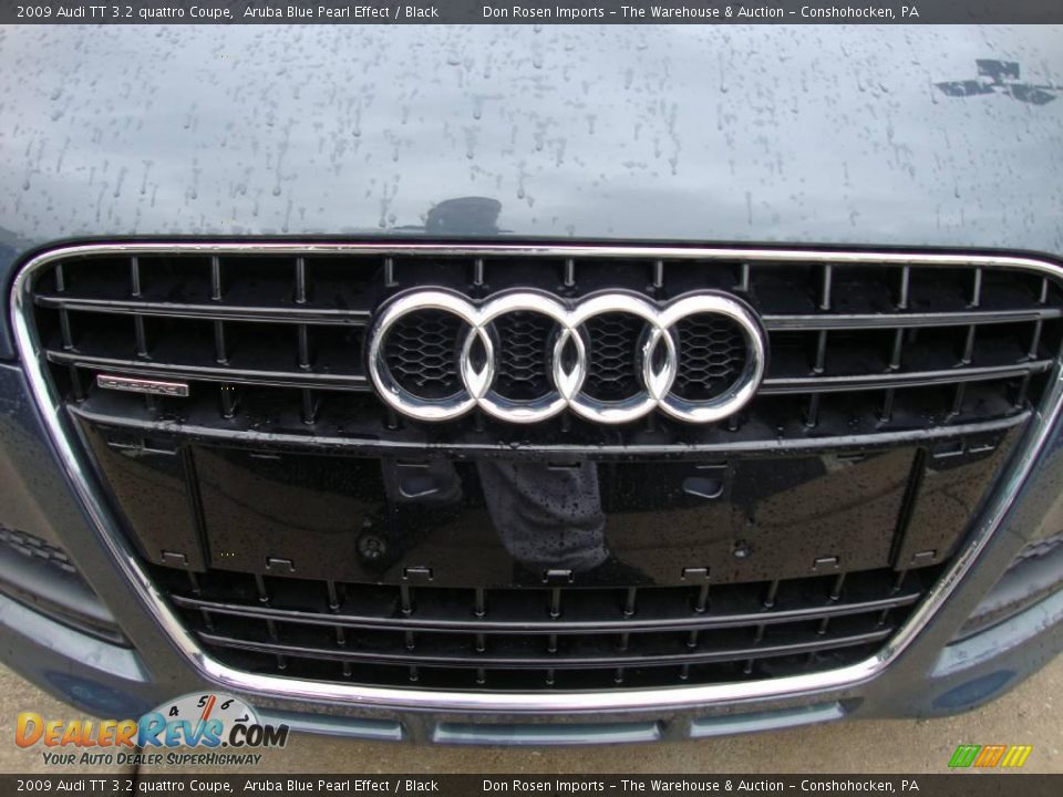 2009 Audi TT 3.2 quattro Coupe Aruba Blue Pearl Effect / Black Photo #31