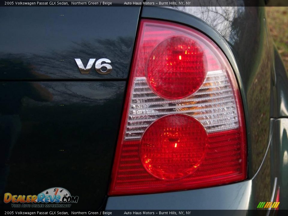 2005 Volkswagen Passat GLX Sedan Northern Green / Beige Photo #13