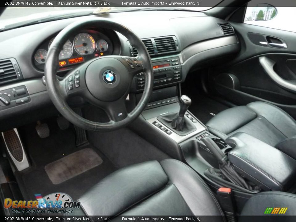 2002 BMW M3 Convertible Titanium Silver Metallic / Black Photo #5