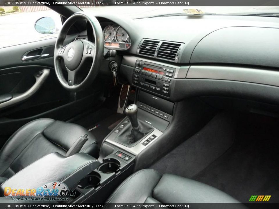 2002 BMW M3 Convertible Titanium Silver Metallic / Black Photo #6