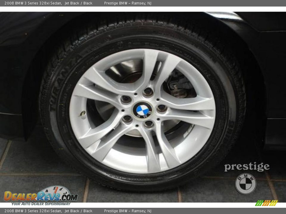 2008 BMW 3 Series 328xi Sedan Jet Black / Black Photo #9