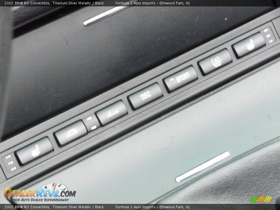 2002 BMW M3 Convertible Titanium Silver Metallic / Black Photo #14