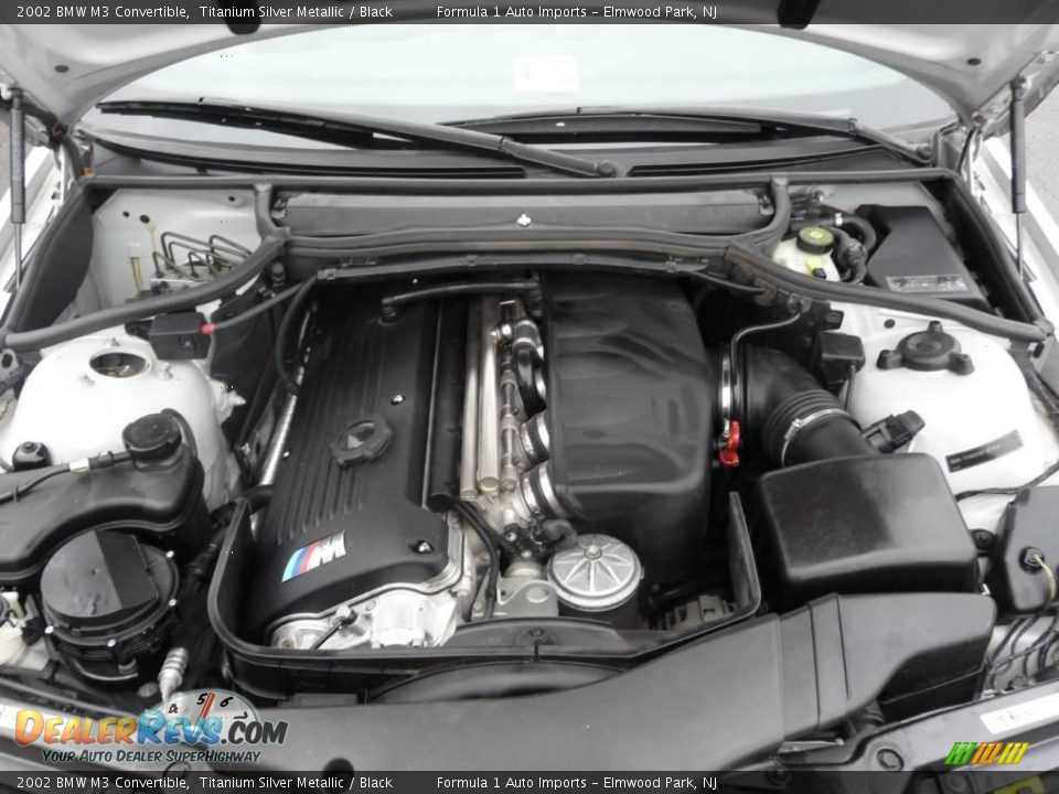 2002 BMW M3 Convertible Titanium Silver Metallic / Black Photo #15