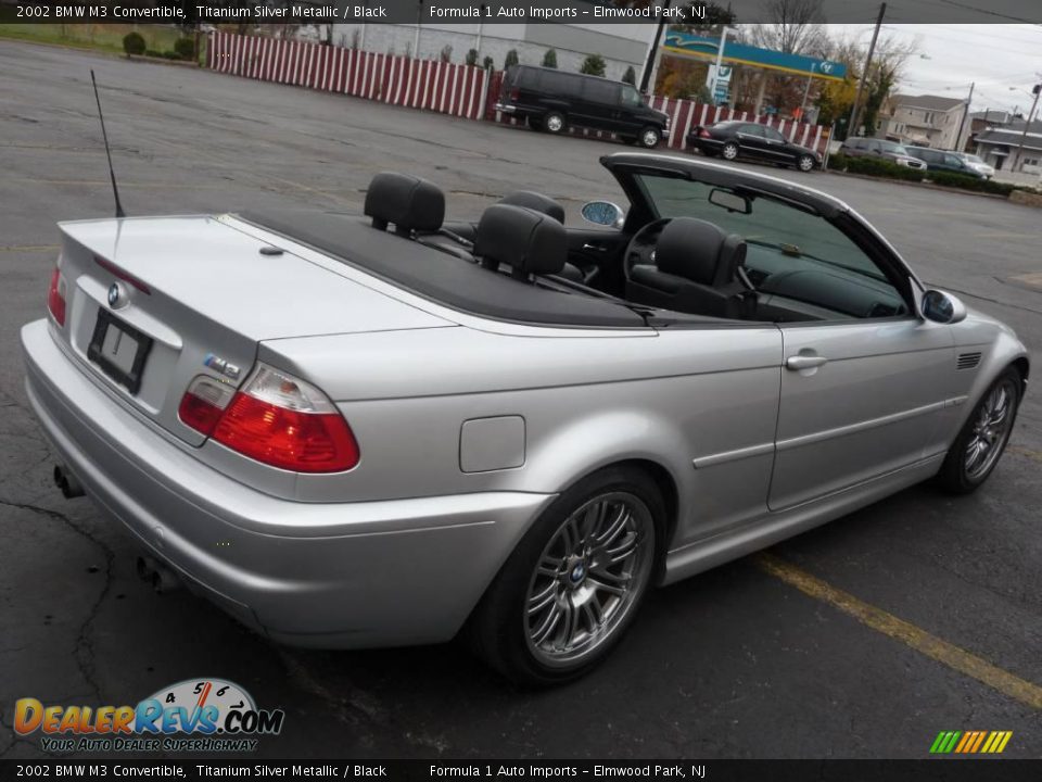 2002 BMW M3 Convertible Titanium Silver Metallic / Black Photo #16