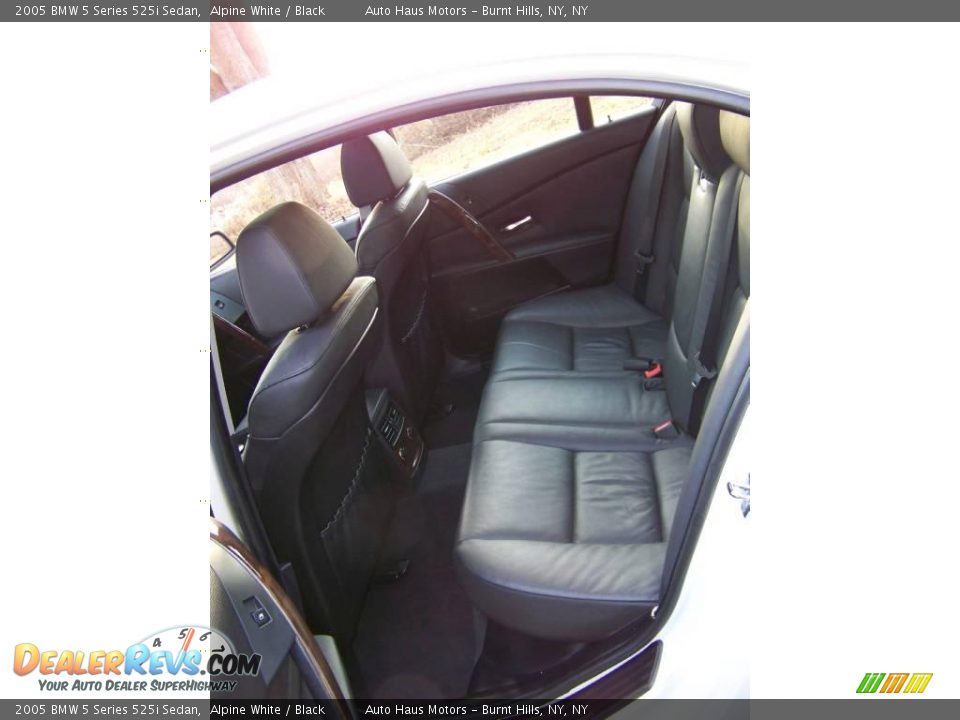 2005 BMW 5 Series 525i Sedan Alpine White / Black Photo #20