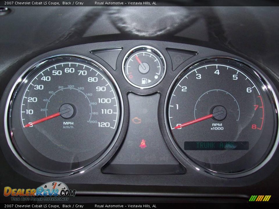 2007 Chevrolet Cobalt LS Coupe Black / Gray Photo #10