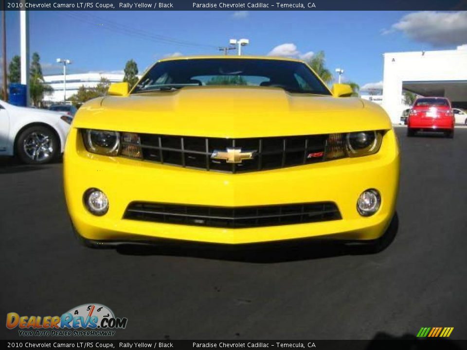 2010 Chevrolet Camaro LT/RS Coupe Rally Yellow / Black Photo #3