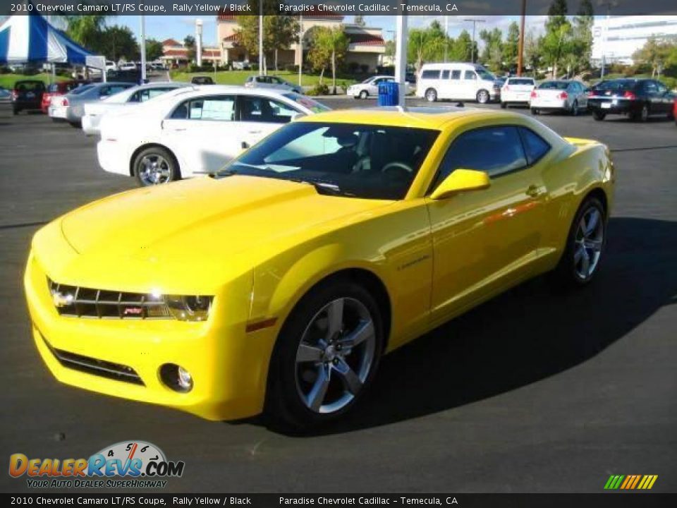 2010 Chevrolet Camaro LT/RS Coupe Rally Yellow / Black Photo #4