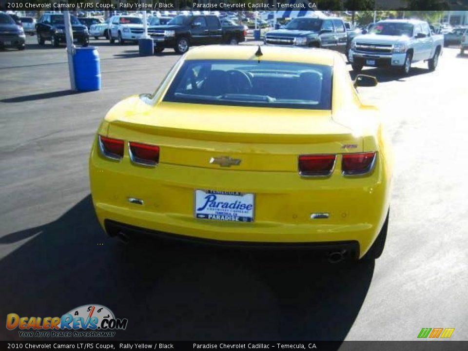 2010 Chevrolet Camaro LT/RS Coupe Rally Yellow / Black Photo #8