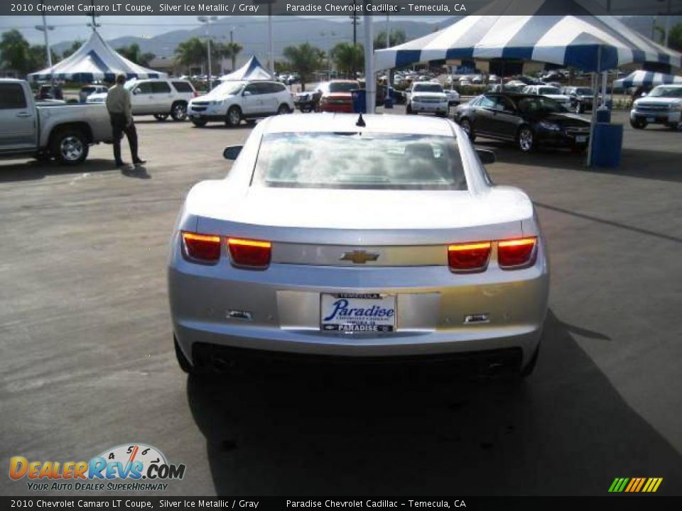2010 Chevrolet Camaro LT Coupe Silver Ice Metallic / Gray Photo #8