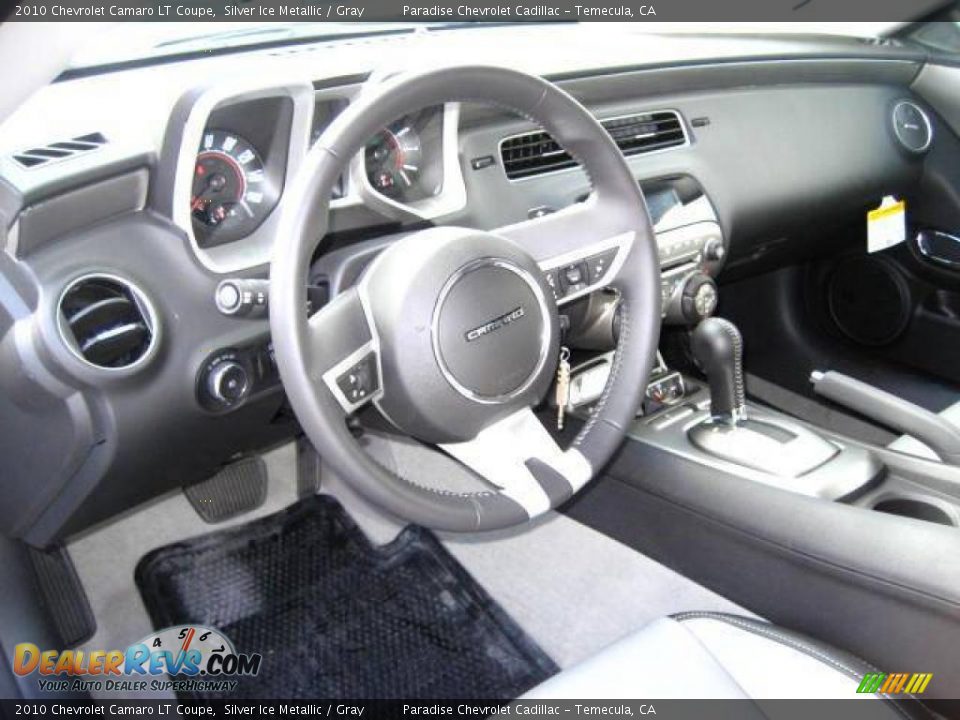 2010 Chevrolet Camaro LT Coupe Silver Ice Metallic / Gray Photo #14
