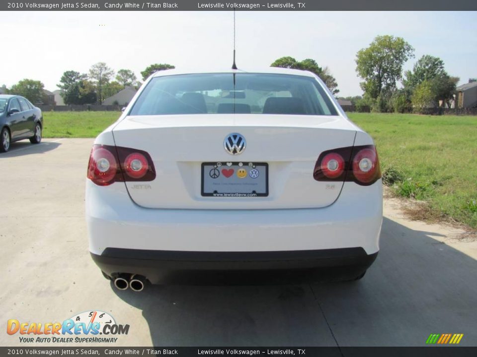 2010 Volkswagen Jetta S Sedan Candy White / Titan Black Photo #2