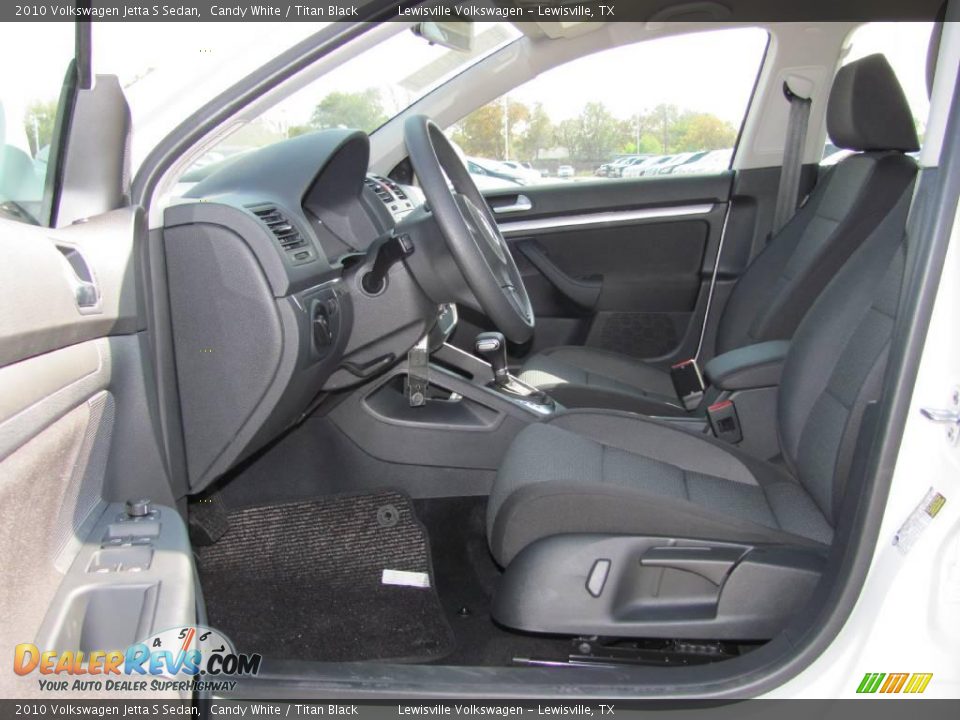 2010 Volkswagen Jetta S Sedan Candy White / Titan Black Photo #3
