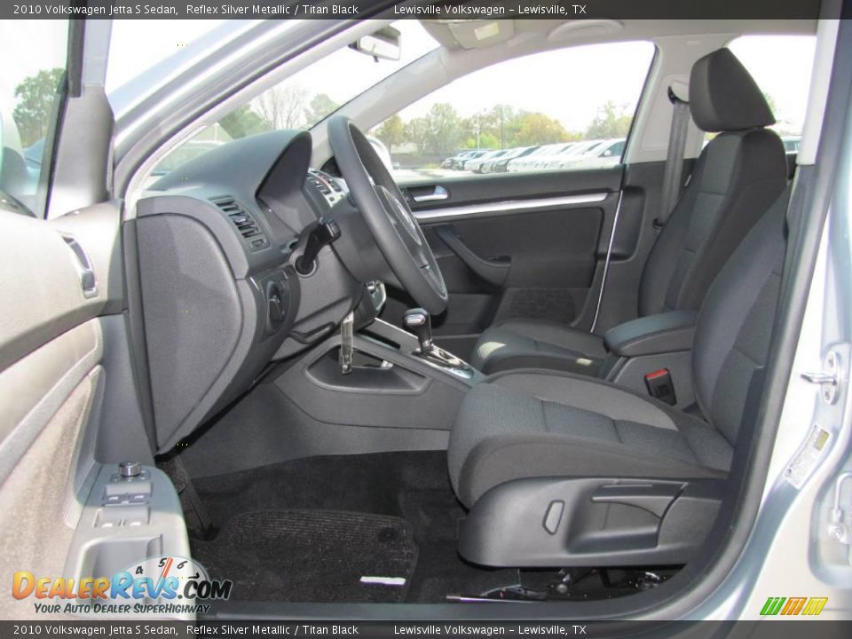 2010 Volkswagen Jetta S Sedan Reflex Silver Metallic / Titan Black Photo #3