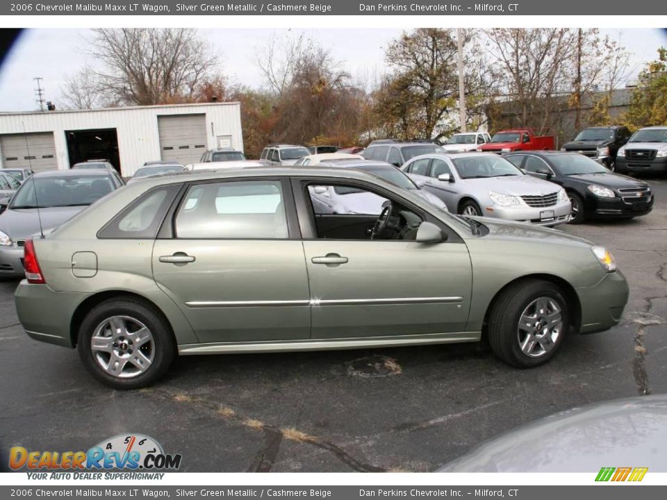 2006 Chevrolet Malibu Maxx LT Wagon Silver Green Metallic / Cashmere Beige Photo #4
