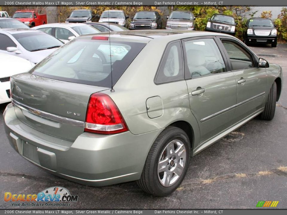 2006 Chevrolet Malibu Maxx LT Wagon Silver Green Metallic / Cashmere Beige Photo #5