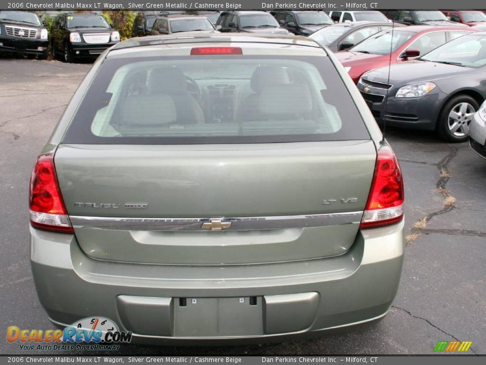 2006 Chevrolet Malibu Maxx LT Wagon Silver Green Metallic / Cashmere Beige Photo #7