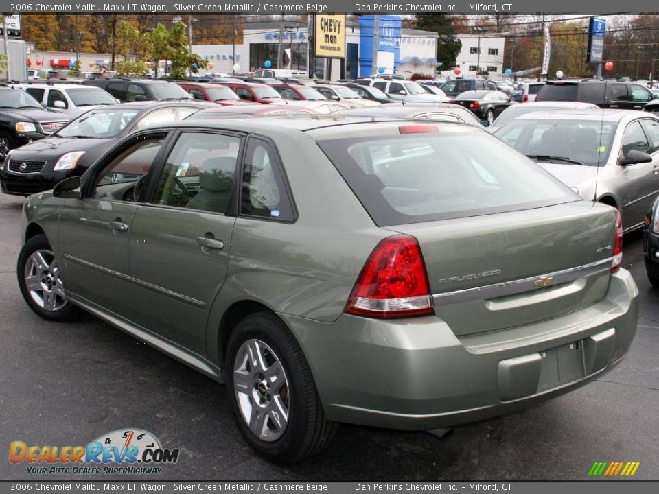 2006 Chevrolet Malibu Maxx LT Wagon Silver Green Metallic / Cashmere Beige Photo #8