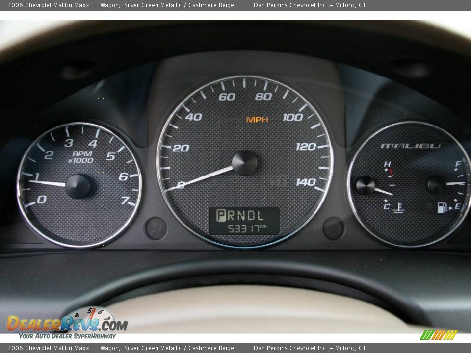 2006 Chevrolet Malibu Maxx LT Wagon Silver Green Metallic / Cashmere Beige Photo #14