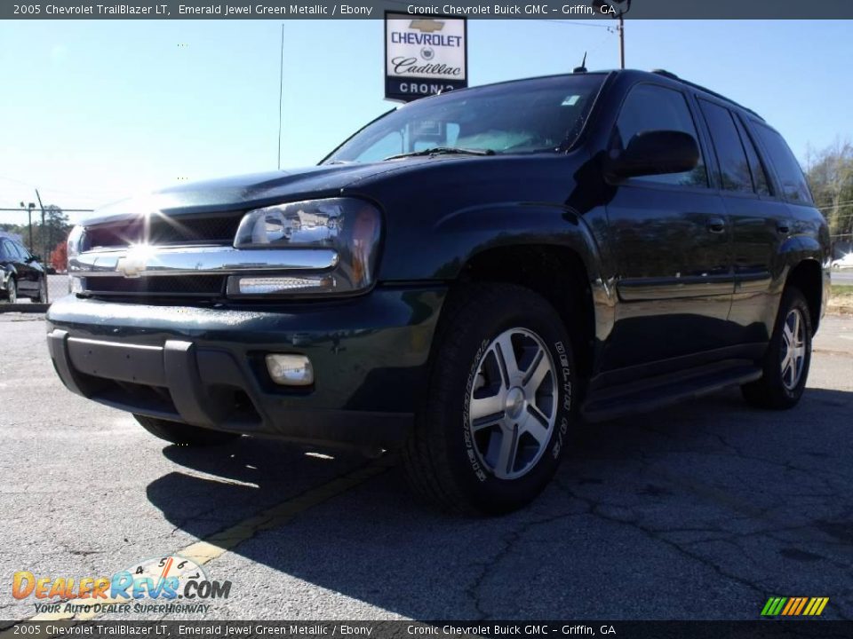 2005 Chevrolet TrailBlazer LT Emerald Jewel Green Metallic / Ebony Photo #1