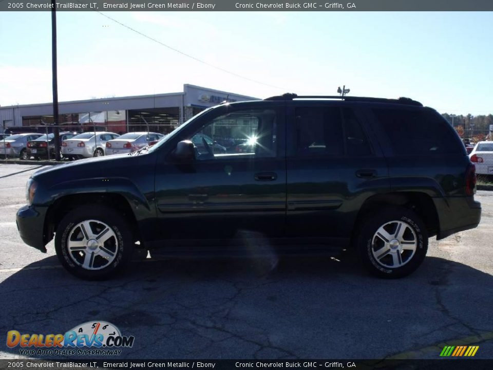 2005 Chevrolet TrailBlazer LT Emerald Jewel Green Metallic / Ebony Photo #2