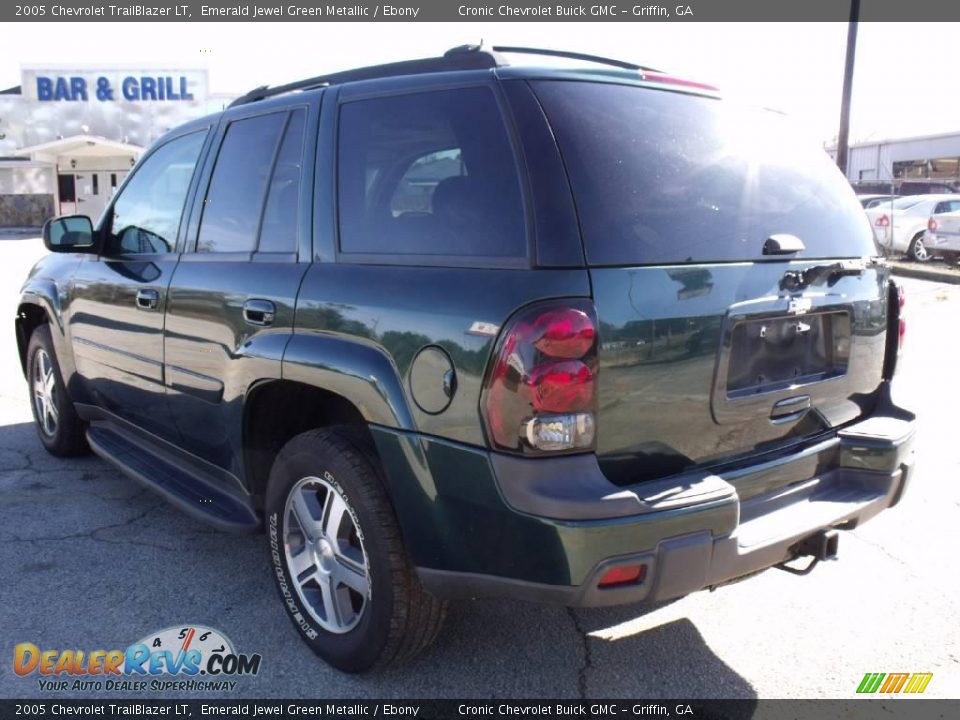 2005 Chevrolet TrailBlazer LT Emerald Jewel Green Metallic / Ebony Photo #3