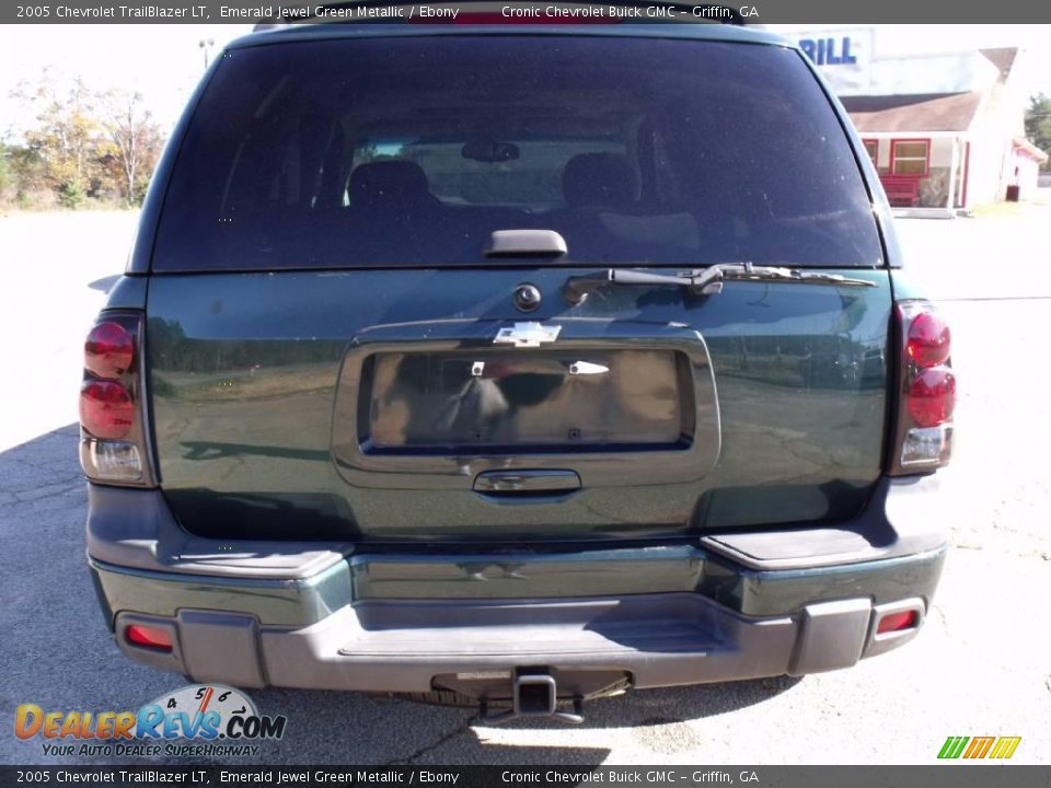 2005 Chevrolet TrailBlazer LT Emerald Jewel Green Metallic / Ebony Photo #4