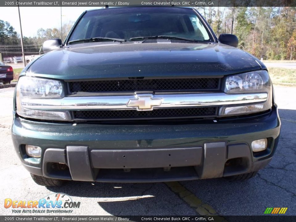 2005 Chevrolet TrailBlazer LT Emerald Jewel Green Metallic / Ebony Photo #8