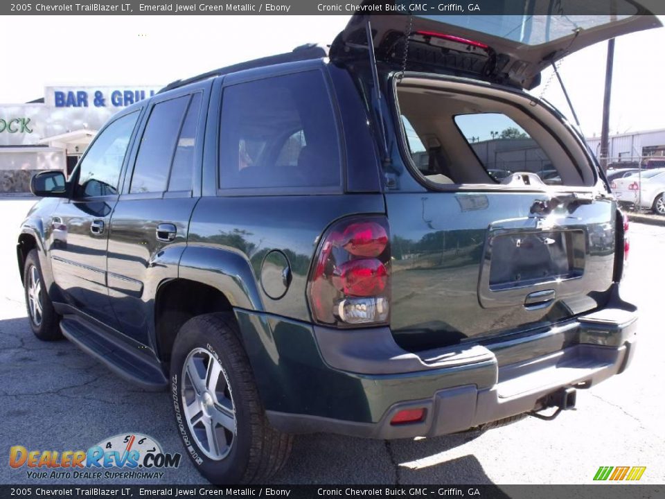 2005 Chevrolet TrailBlazer LT Emerald Jewel Green Metallic / Ebony Photo #14