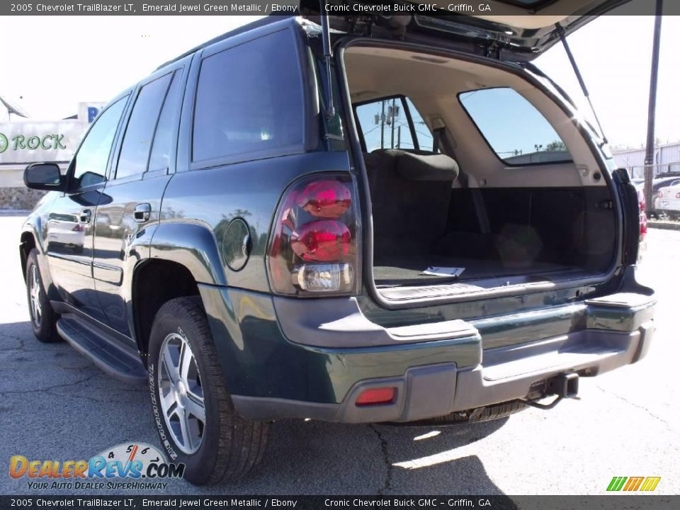 2005 Chevrolet TrailBlazer LT Emerald Jewel Green Metallic / Ebony Photo #15