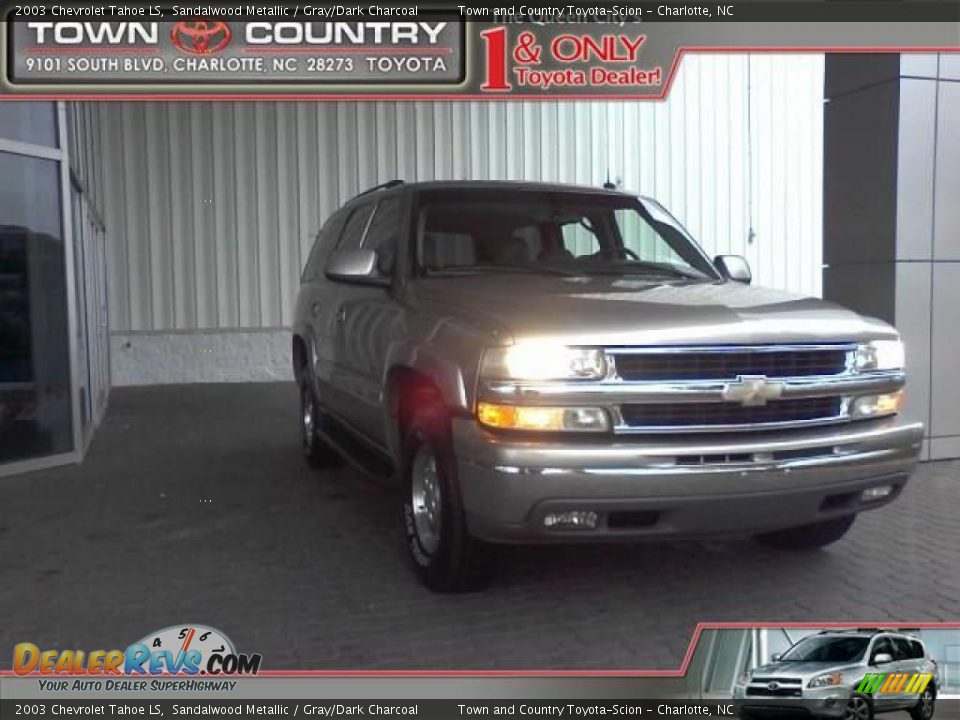 2003 Chevrolet Tahoe LS Sandalwood Metallic / Gray/Dark Charcoal Photo #1