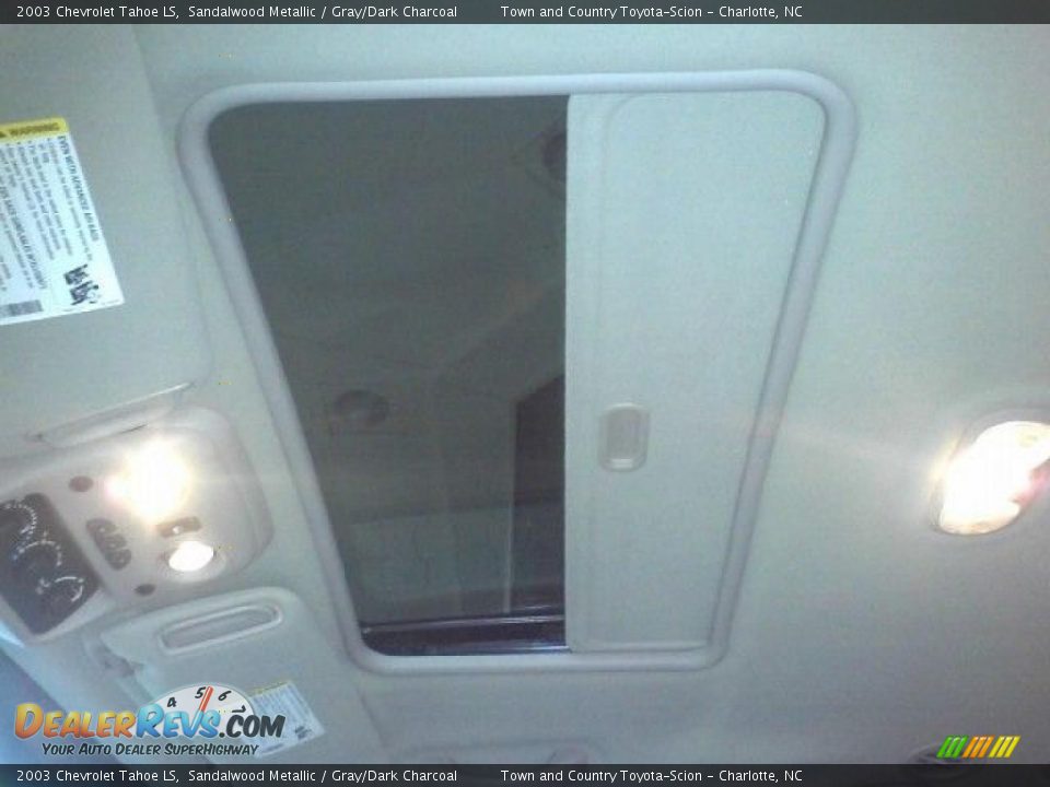 2003 Chevrolet Tahoe LS Sandalwood Metallic / Gray/Dark Charcoal Photo #14