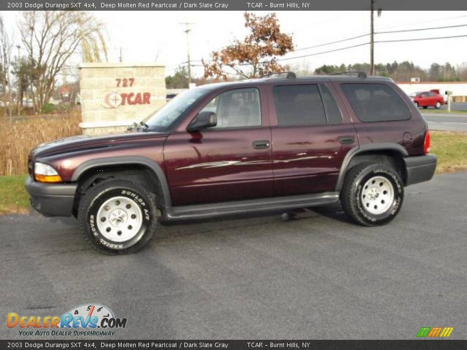 2003 Dodge Durango SXT 4x4 Deep Molten Red Pearlcoat / Dark Slate Gray Photo #1