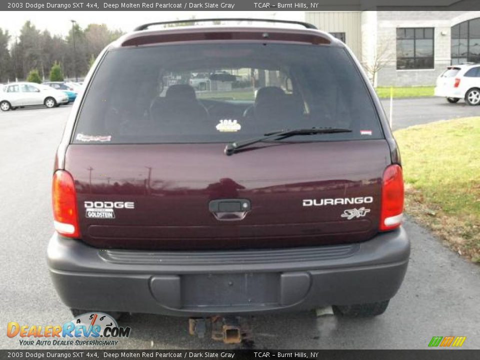 2003 Dodge Durango SXT 4x4 Deep Molten Red Pearlcoat / Dark Slate Gray Photo #5