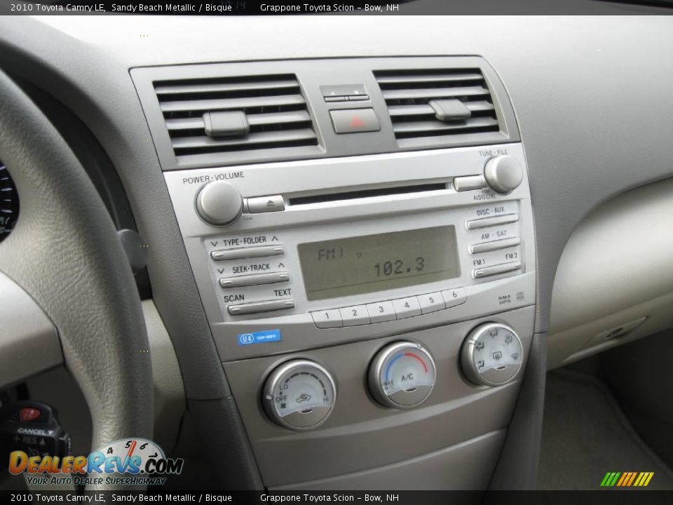 2010 Toyota Camry LE Sandy Beach Metallic / Bisque Photo #11