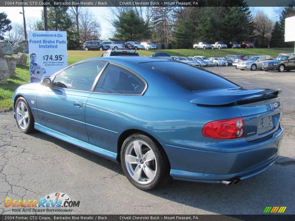 2004 Pontiac GTO Coupe Barbados Blue Metallic / Black Photo #3
