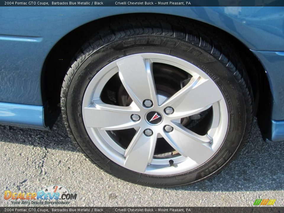 2004 Pontiac GTO Coupe Barbados Blue Metallic / Black Photo #4